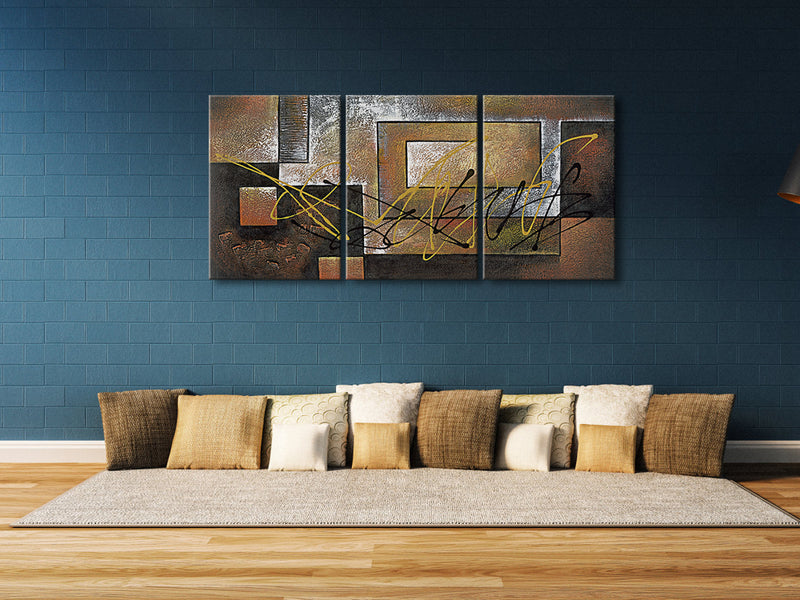 Abstract Brown Landscapes Pictures Canvas Artwork