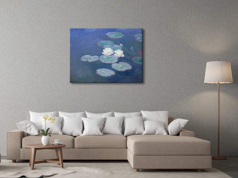 Water Lilies-Canvas Prints Wall Art of Claude Monet