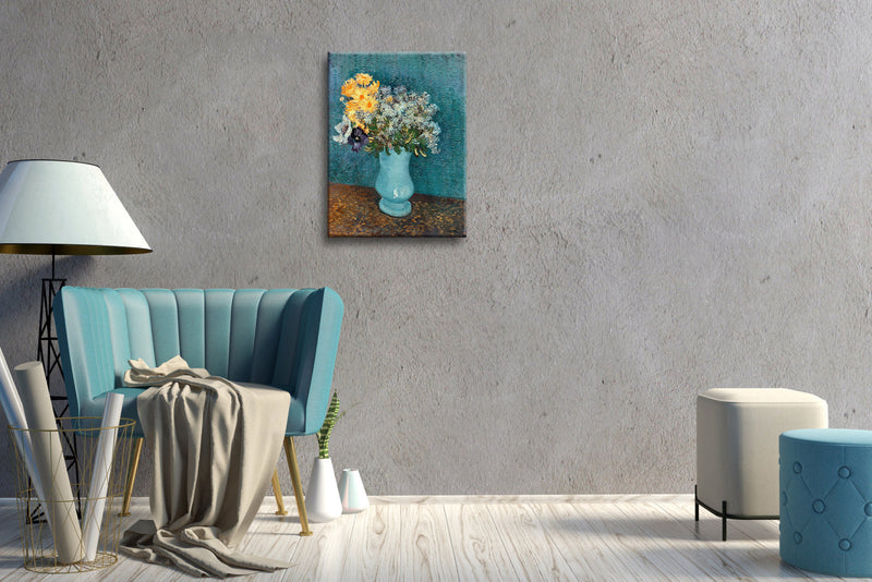 Vase with Lilac Canvas Prints Wall Art of Van Gogh
