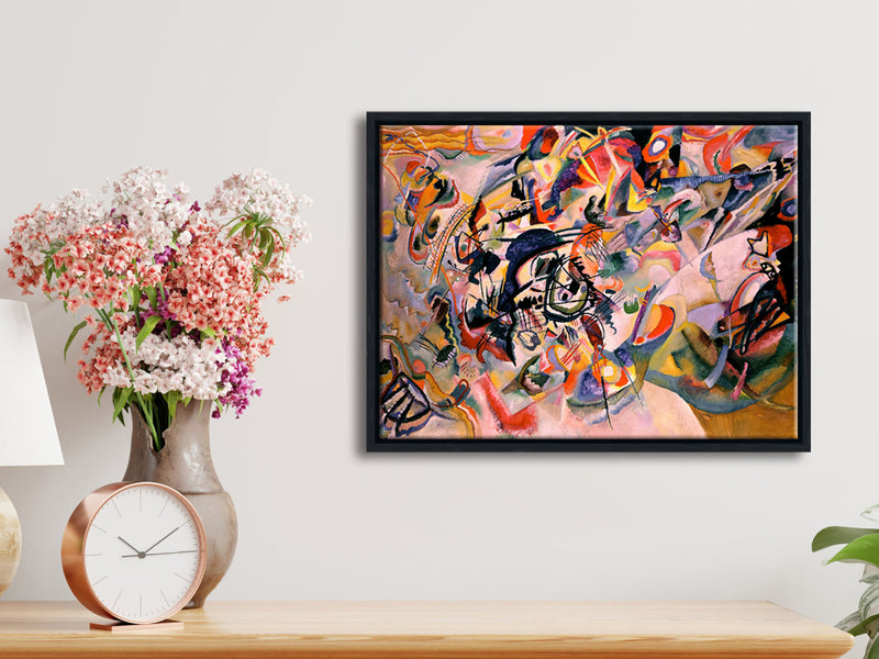 Framed Canvas Wall Art of Composition VII, 1913 by Wassily Kandinsky