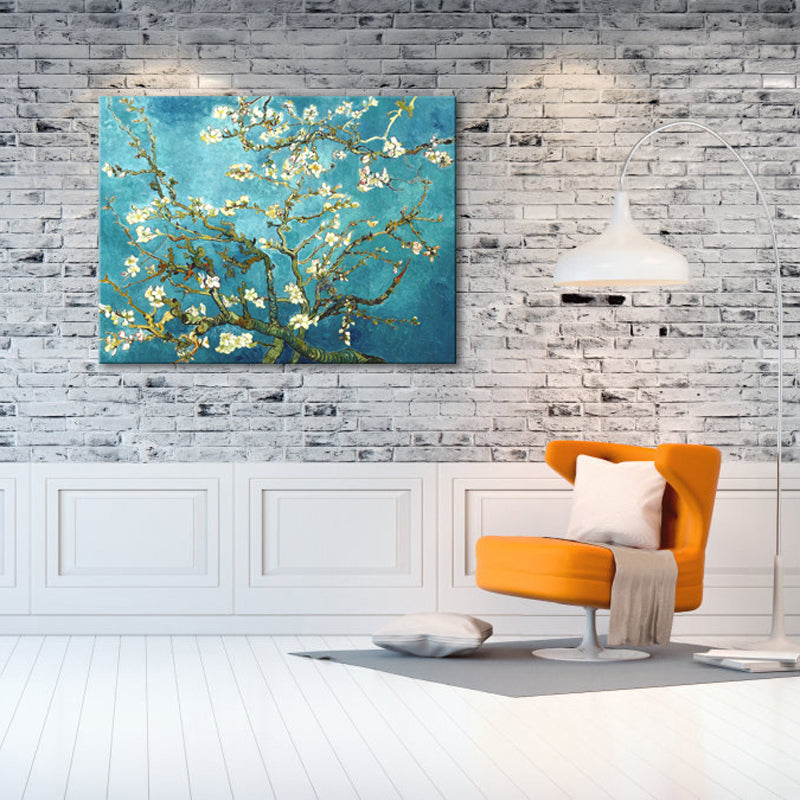 Almond Blossom-Flowers Canvas Wall Art by Van Gogh