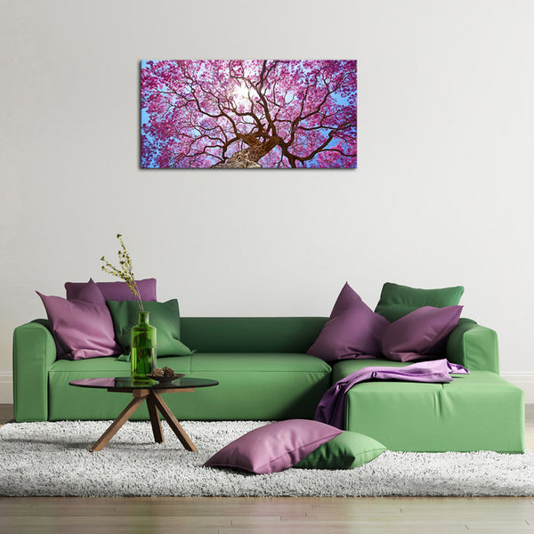 purple wall decoration