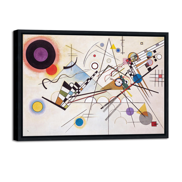 Black Framed Wassily Kandinsky Composition VIII Picture