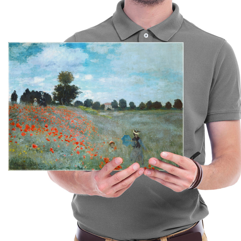The Poppy Field Near Argenteuil-Canvas Prints