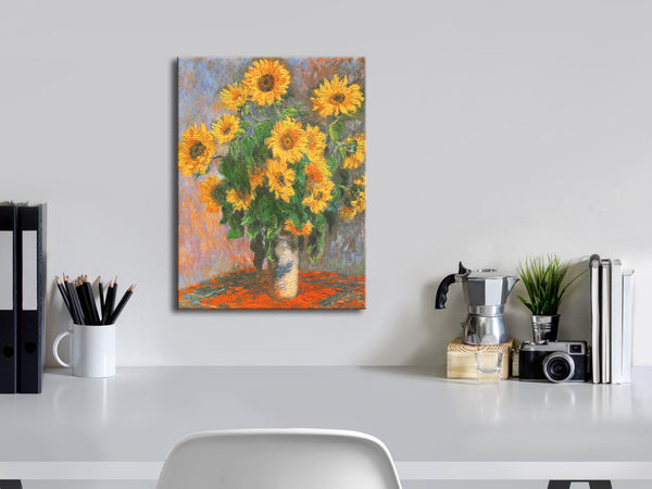 Bonquet of Sunflowers 1880 by Claude Monet