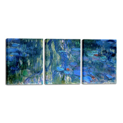 Water Lilies, Reflections of Weeping Willows by Claude Monet