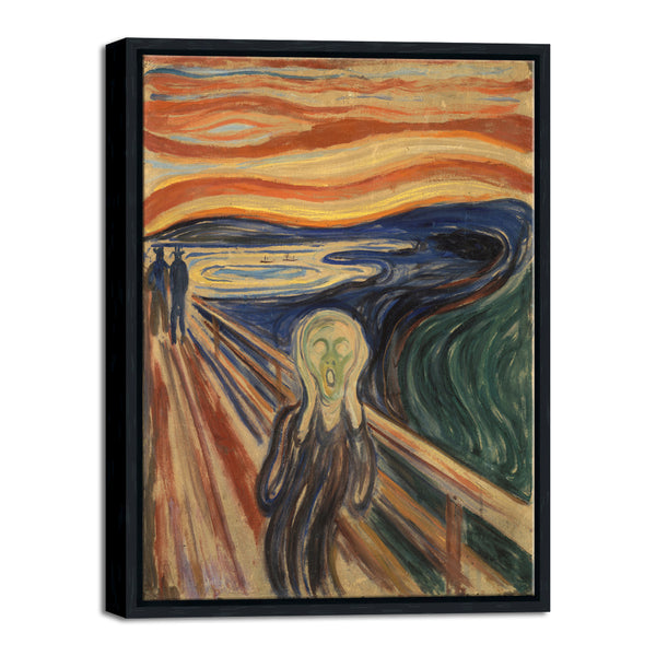 Black Framed Art The Scream by Edward Munch