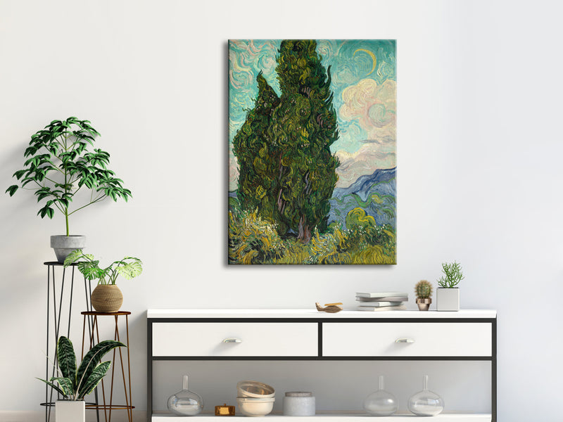 Cypresses Classic Canvas Prints Wall Art by Van Gogh