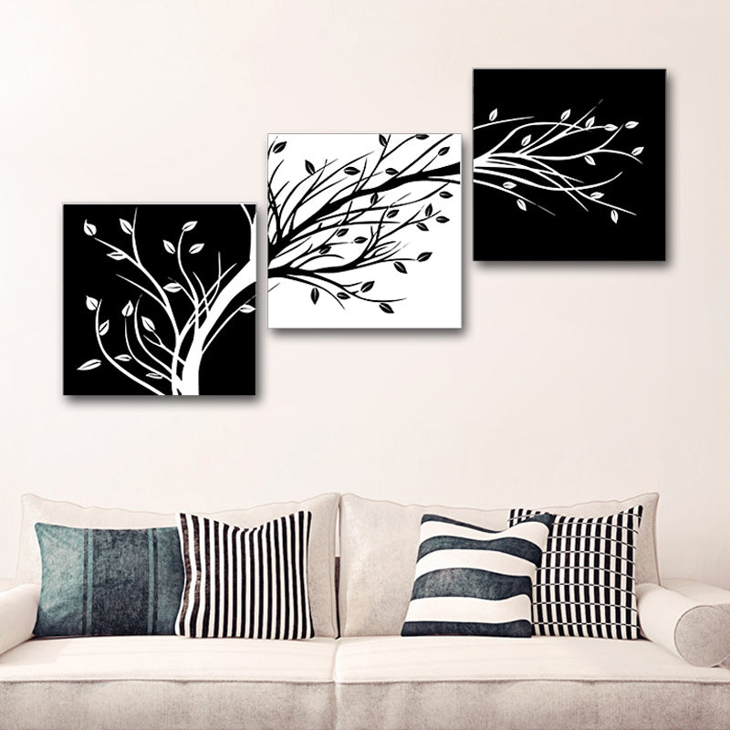 black and white wall art