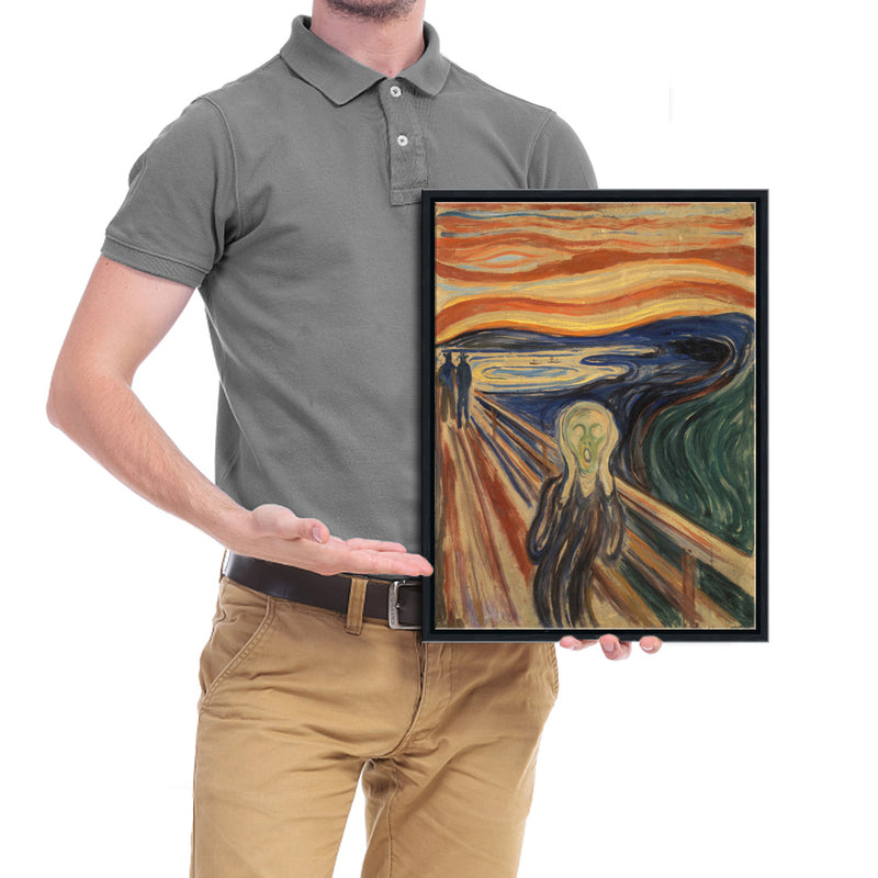 Black Framed Art The Scream by Edward Munch