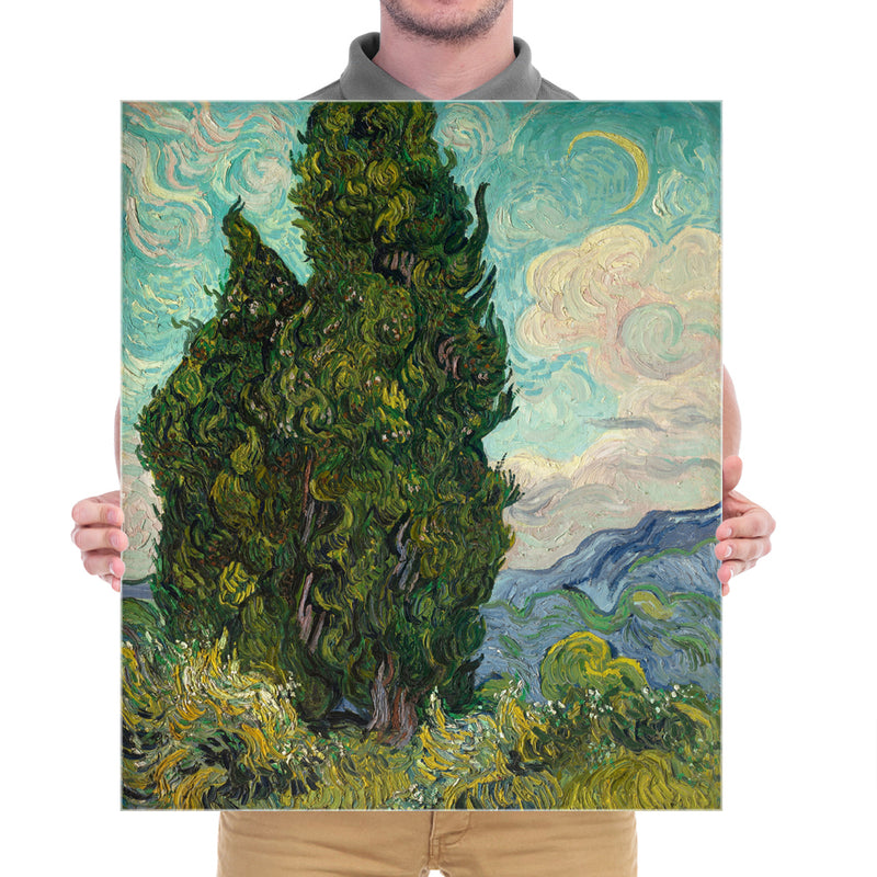 Cypresses Classic Canvas Prints Wall Art by Van Gogh