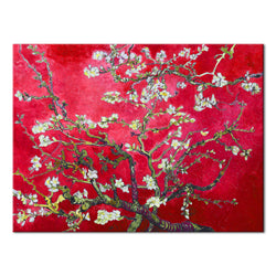 Red Almond Blossom Tree by Van Gogh