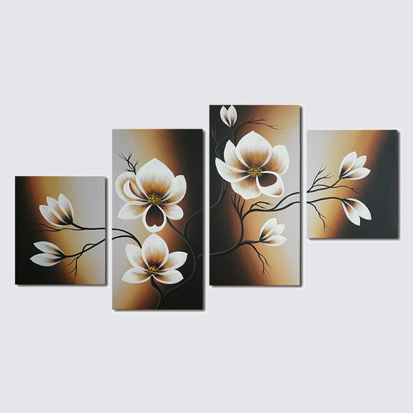 4 pieces paintings